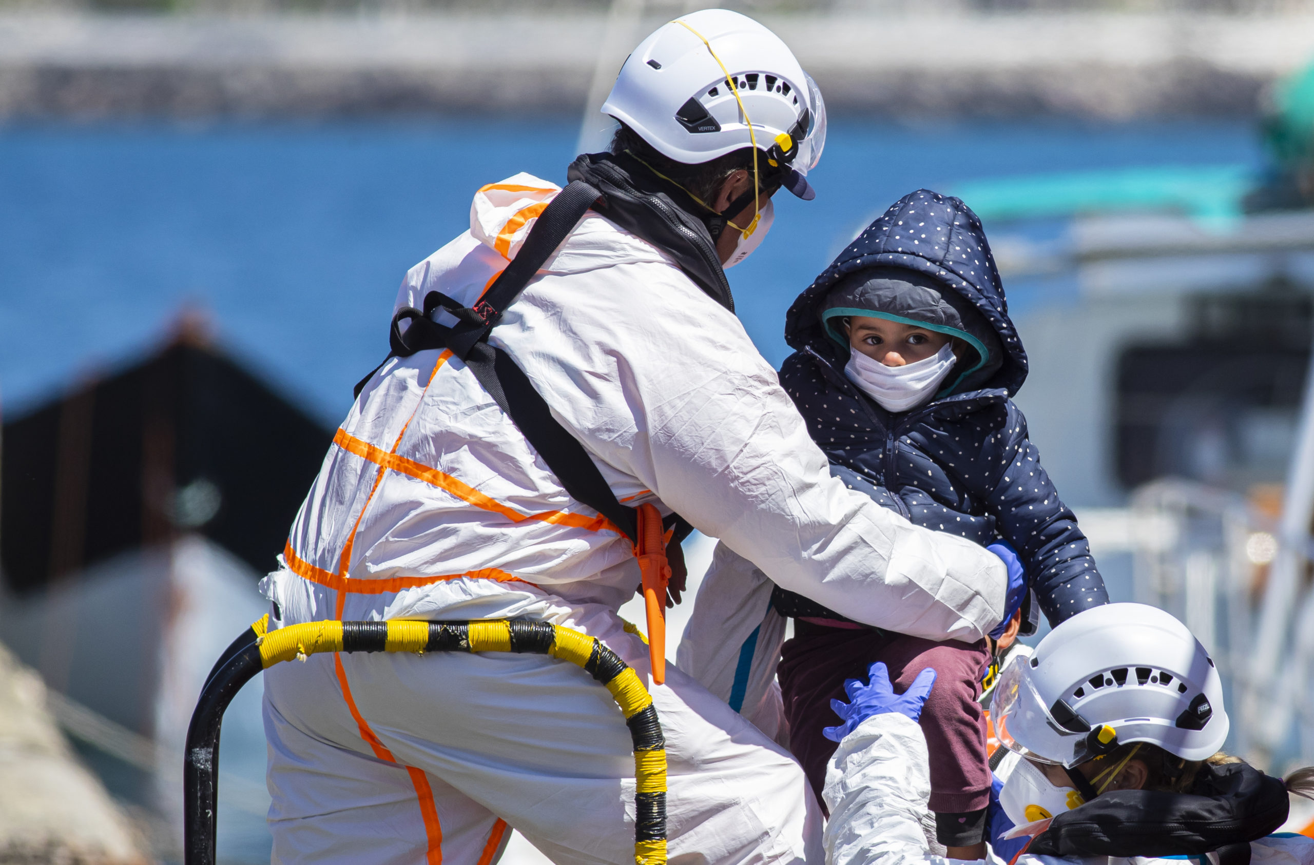 Niños migrantes Canarias
