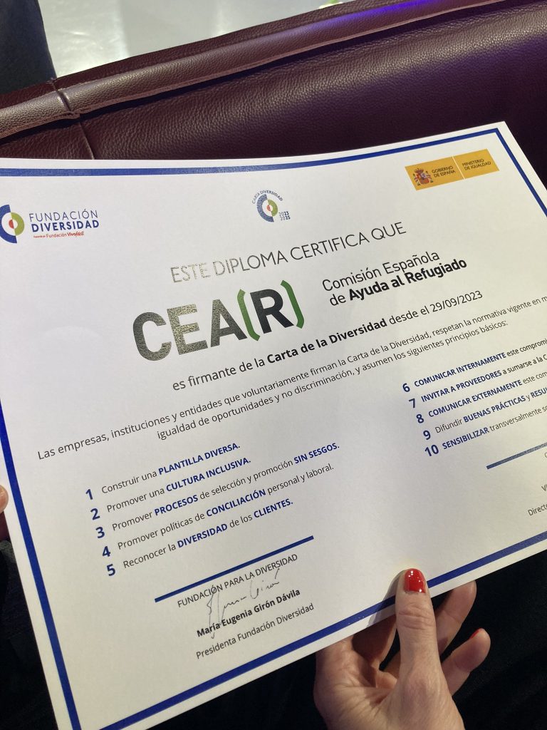 Carta Diversidad - cear - premio - fundación - inclusión 